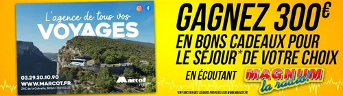 Gagnez un bon cadeau de 300€ pour le séjour de votre choix avec...