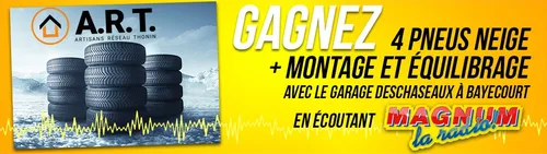 GAGNEZ VOS PNEUS HIVER AVEC LES ARTISANS DU RÉSEAU THONIN
