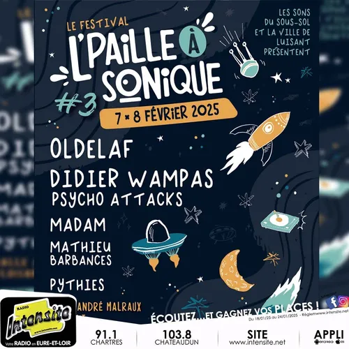 Gagnez vos invitations pour le festival L'PAILLE A SONIQUE à Luisant