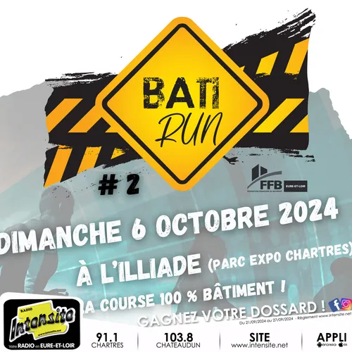 Gagnez vos dossards pour la BATIRUN à Chartres