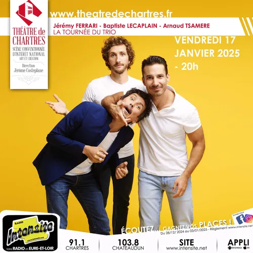 Passez une soirée 100% humour avec La Tournée du Trio et Intensité !