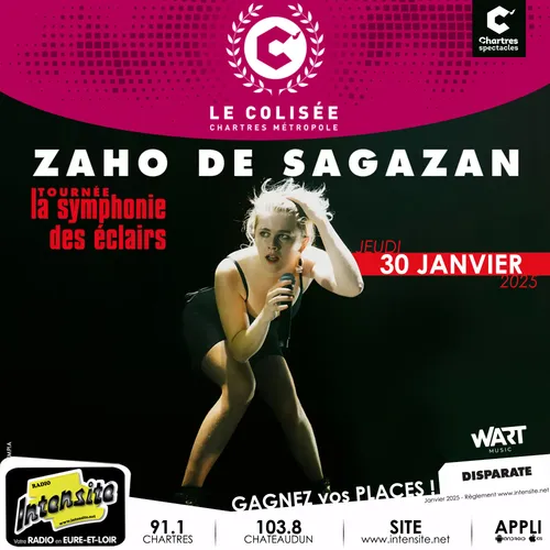 Gagnez vos places pour ZAHO DE SAGAZAN au Colisée !