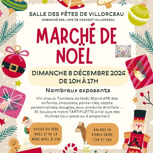 VILLORCEAU (45) - Marché de Noël
